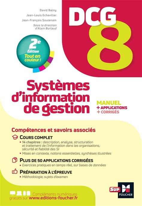 DCG 8 - Systèmes d'information de gestion